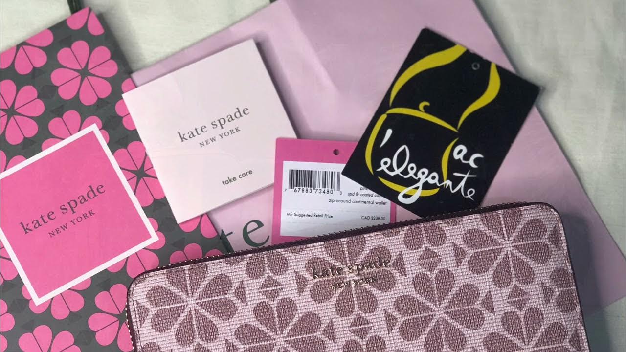  Kate Spade New York Spade Flower Jacquard Zip Slim