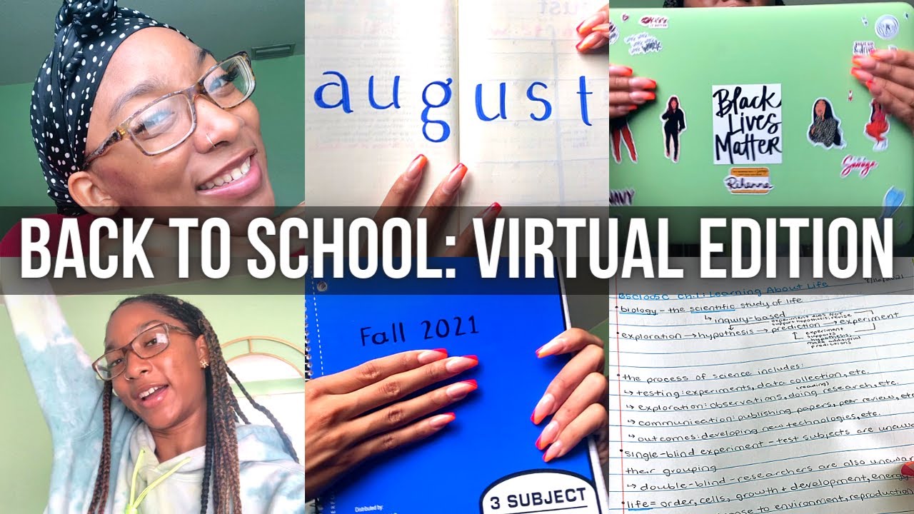 COLLEGE VLOG: DAY IN THE LIFE of an OLDER COLLEGE STUDENT (100% VIRTUAL!) | JaiChanellie