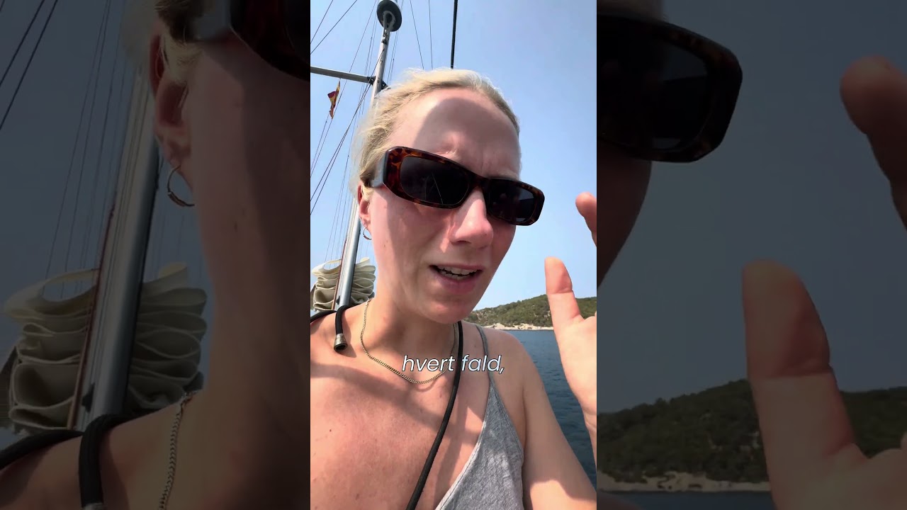 ⁣Vi driver fra vores anker! #circumnavigation #liveaboard #sejlads