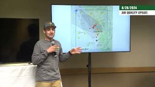 Coffee Pot Fire Smoke Outlook 8/28/2024