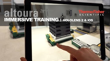 Altoura Immersive Training with ThermoFisher using Digital Twins and HoloLens 2
