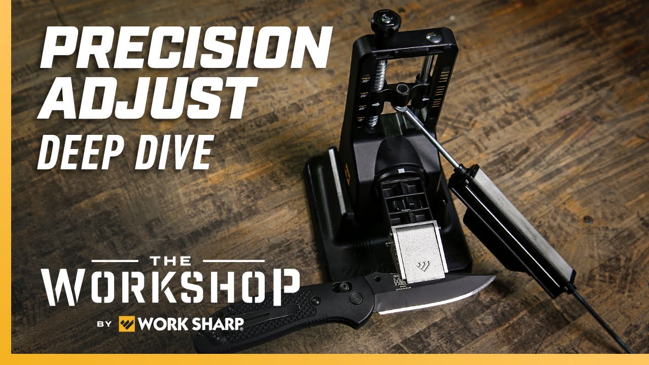 Work Sharp Professional Precision Adjust Knife Sharpener Tool, complete  angle adjustable knife sharpening system
