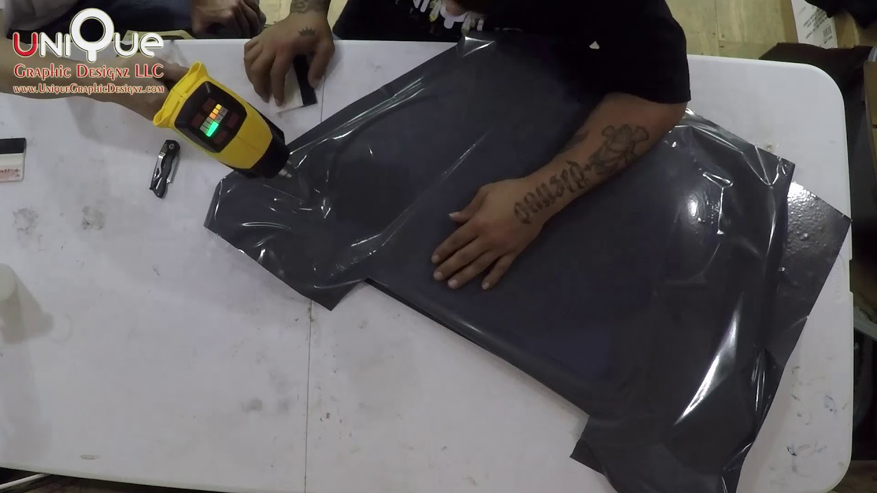 Trying to use regular vinyl for wrapping plastics for a 4 wheeler YouTube