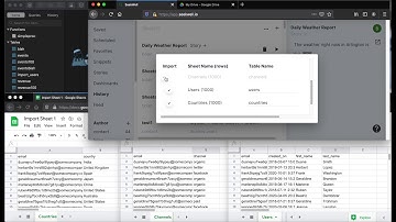 Import Tables in a Google Sheet to your Database with SeekWell