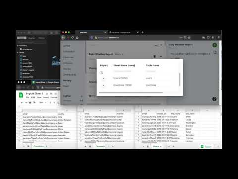 Import Tables in a Google Sheet to your Database with SeekWell