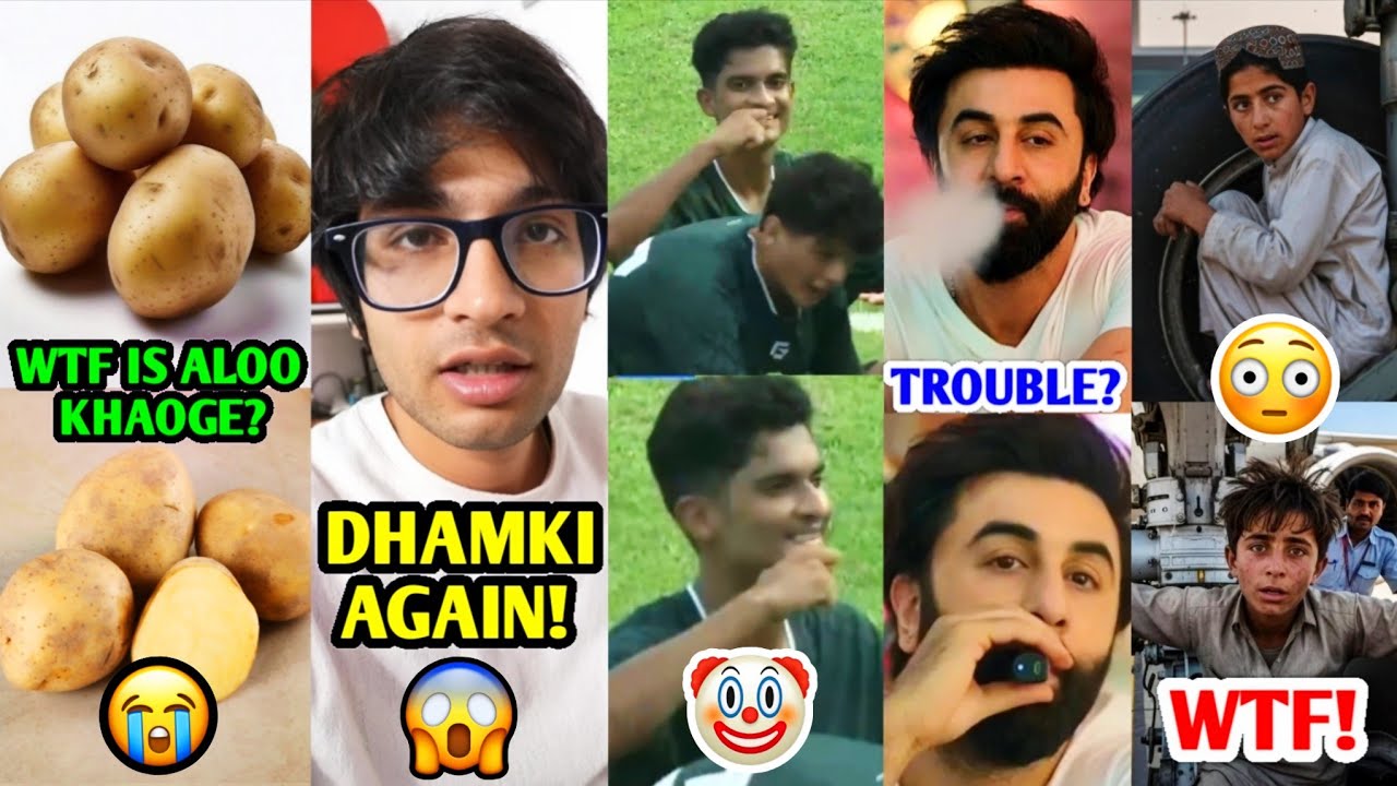 Why is this going SO VIRAL?! 😭💀| Sourav Joshi, Ranbir Kapoor, India Vs Pakistan, Aloo Khaoge Trend |