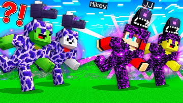 WITHER STORM ARMOR Speedrunners vs ENDER DRAGON ARMOR Hunters : JJ and Mikey in Minecraft Maizen!