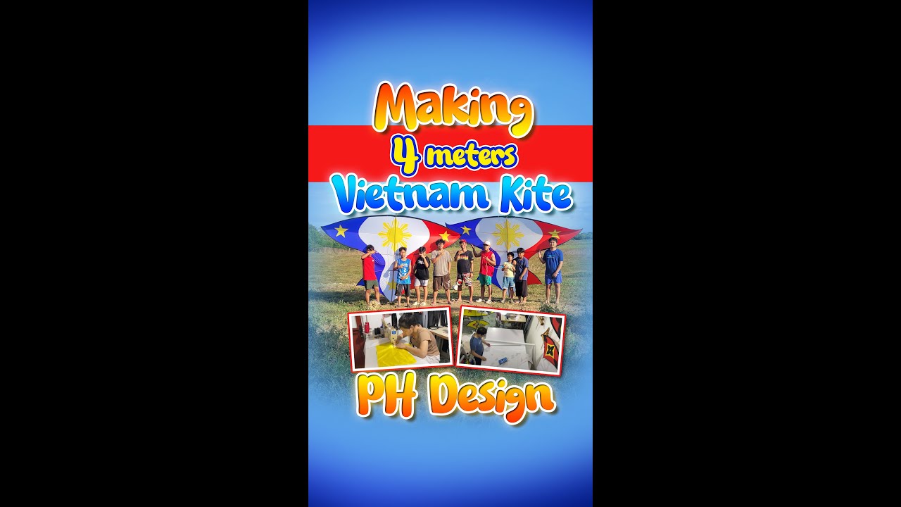 Making 4 Meters Vietnam Kite