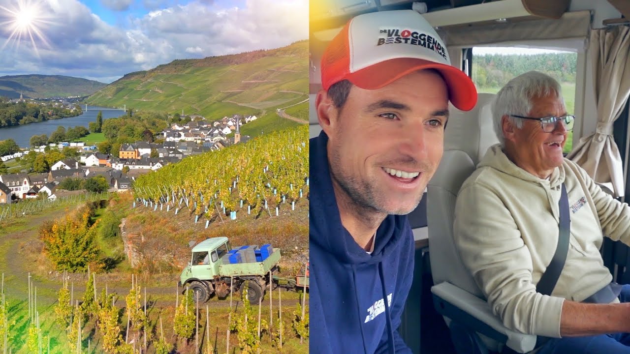 MET DE CAMPER SLINGEREN LANGS DE MOEZEL! WE VALLEN MET ONZE NEUS IN DE