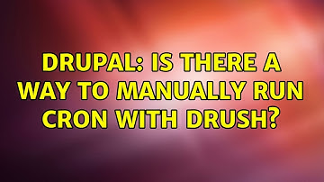 Drupal: Is there a way to manually run cron with Drush? (4 Solutions!!)