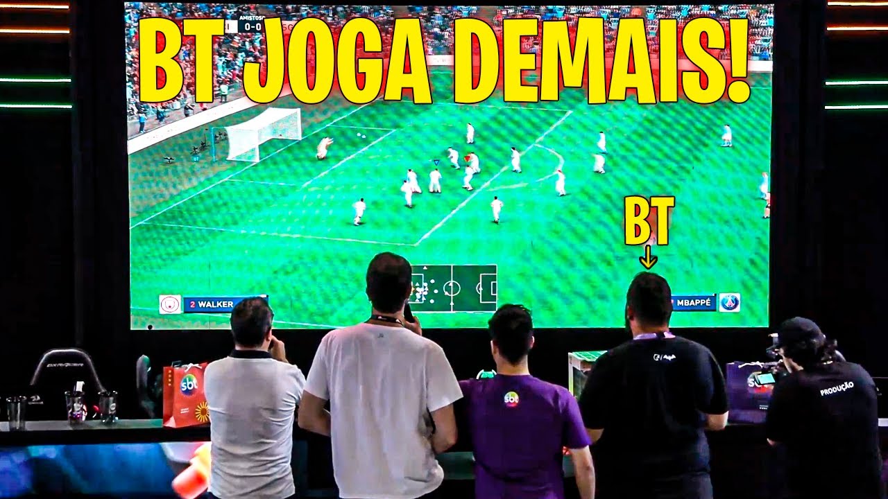 BT JOGANDO FIFA NA BGS DA ESPANCO NO SBT! KKKKKKKKKKKKKKKKKKKKKKKKK