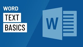 Microsoft Word Text Basics Revealed! complete word tutorial