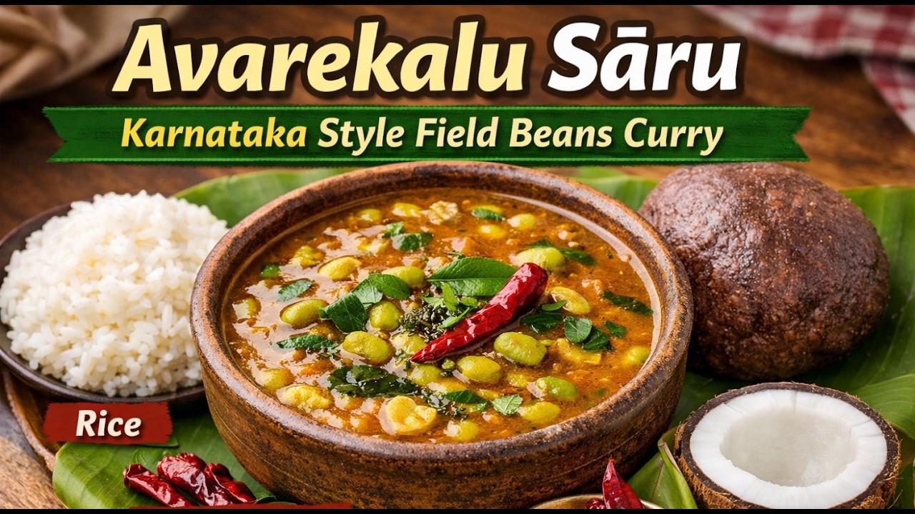 Avarekalu Sāru (ಅವರೇಕಾಳು ಸಾರು) | Simple Karnataka Home-Style Recipe