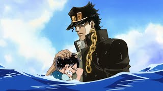 Jotaro&amp;Luffy 如果承太郎救了路飞  JOJO&amp;ONE PIECE