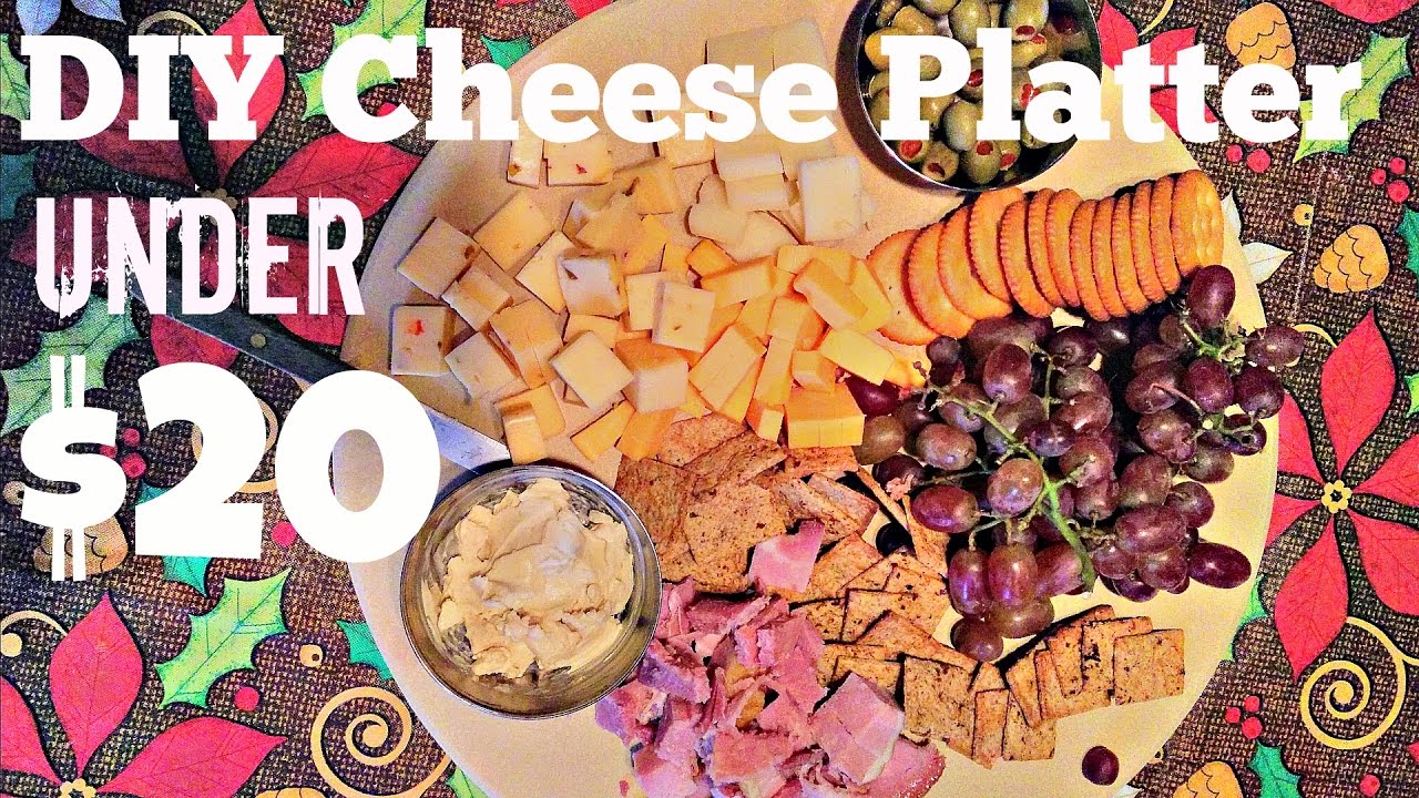 diy cheese platter under 20 youtube