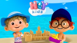 La Plajă  Cântece de vară pentru copii | HeyKids