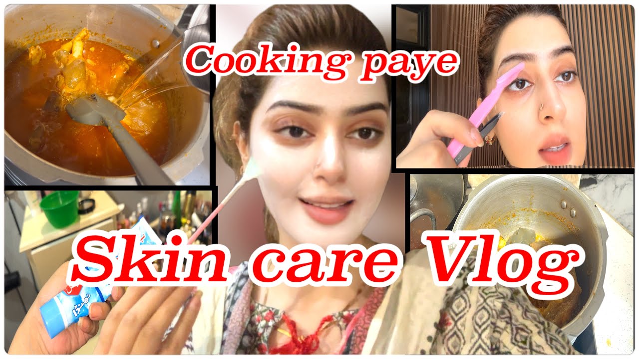 Life of A HouseWife Vlog While Cooking Skin Care Side By Side🫶😍🥰