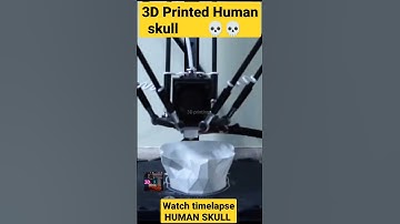 3D printed Human head skull 💀💀😱😱 timelapse#shorts #youtubeshorts #3dprinting #3dprinter