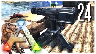 ARK: Survival Evolved - Auto Turret Madness! S2E24 (ARK Gameplay)