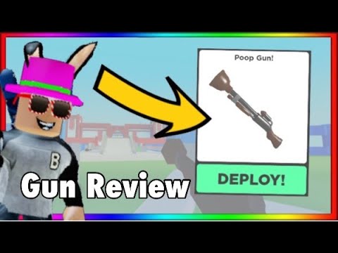 Poop Gun Review New Op Gun Any Good Big Paintball Roblox - poop on roblox youtube