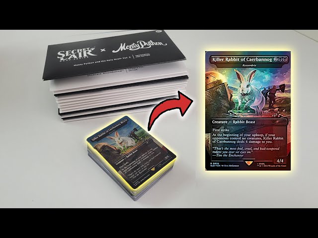 all monty python mtg cards Decks & More Secret Lair: Secret LAIR X and The HOLY Grail: VOL. 2 (Non-Foil) Toys immortalized in Monty Python and the Holy Grail Let's Open | All The