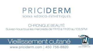 Chronique Beauté Priciderm Vieillissement Cutané