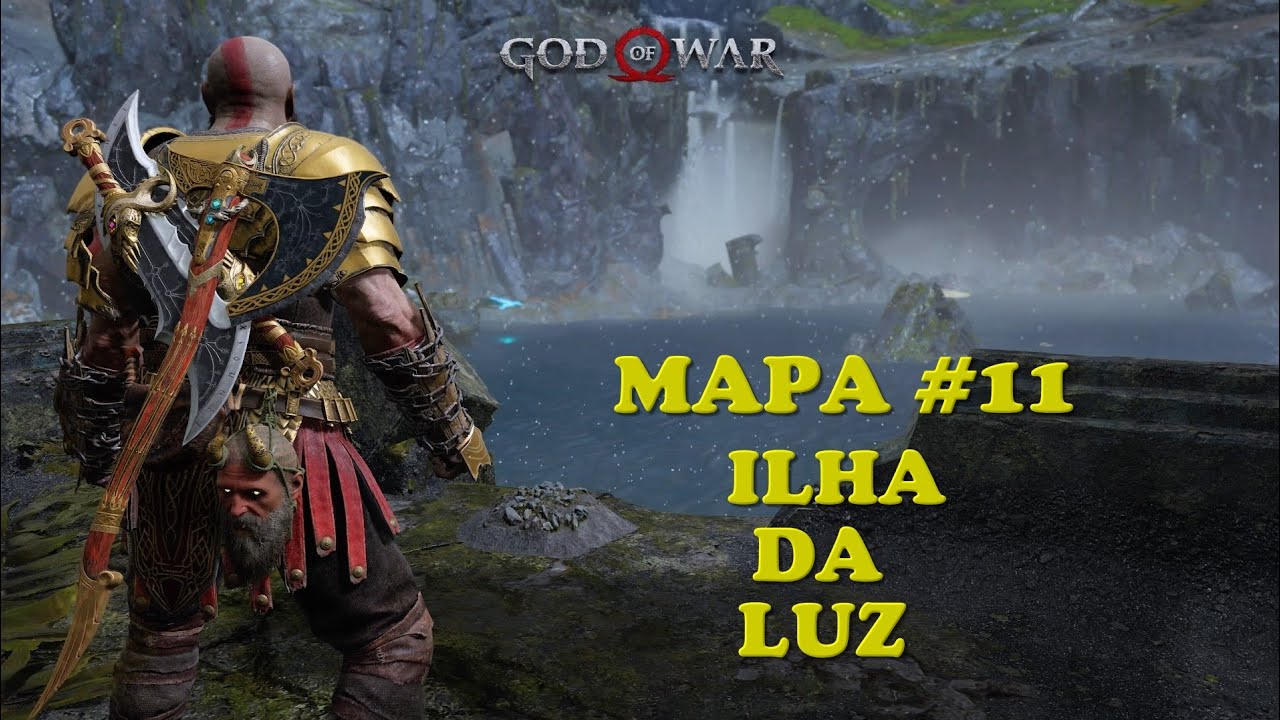 God of War 2018 Mapa do Tesouro Não Pisque 