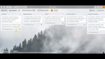 Trello Board for Agile in CIT 276