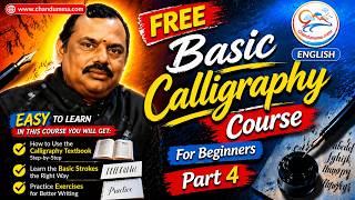 Learn Calligraphy Easily  Part 4 for Beginners  Free Course by Chandumama