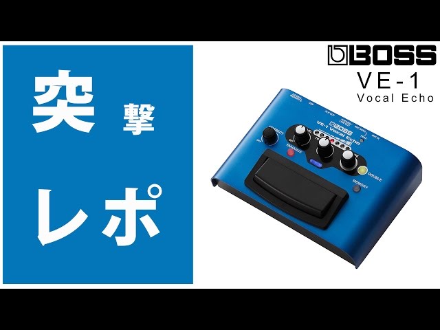 ★突撃レポ★Boss(ボス) / VE-1 Vocal Echo【2015 新製品内覧会】