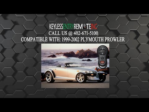 How To Replace Plymouth Prowler Key Fob Battery 1999 2000 2001 2002