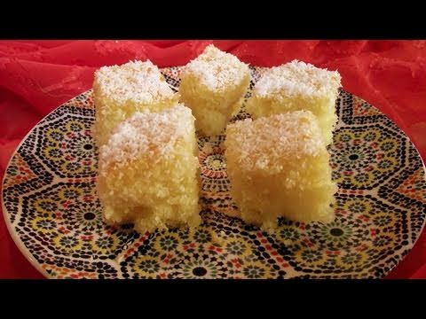 Basbousa Egyptian Semolina Cake Recipe CookingWithAlia Episode 130