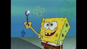 SpongeBob SquarePants - Patrick tries to blow a bubble