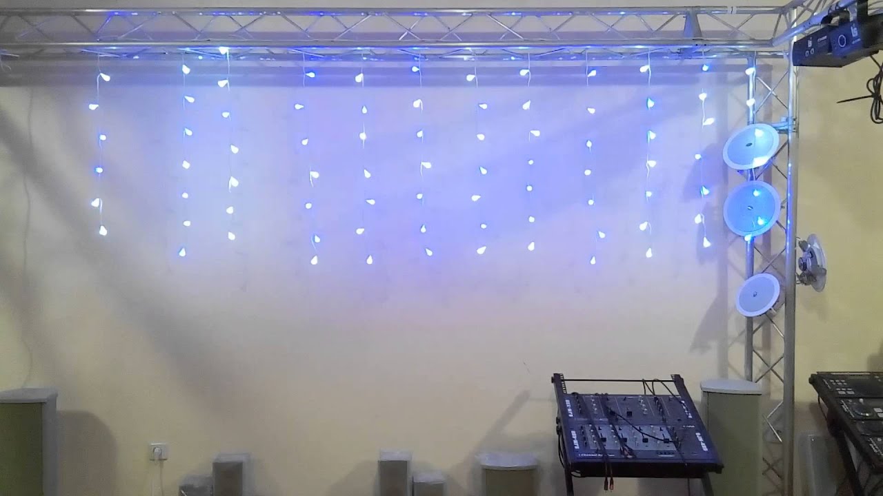 Светодиодные LED шторы 7 stars 84 (BW)