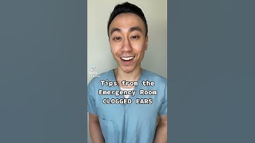 Tips from the Emergency Room: CLOGGED EARS #shorts mufkr.com