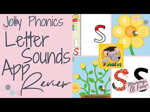 JOLLY PHONICS LETTER SOUNDS APP REVIEW AND WALK THROUGH | MUMMY OF FOUR