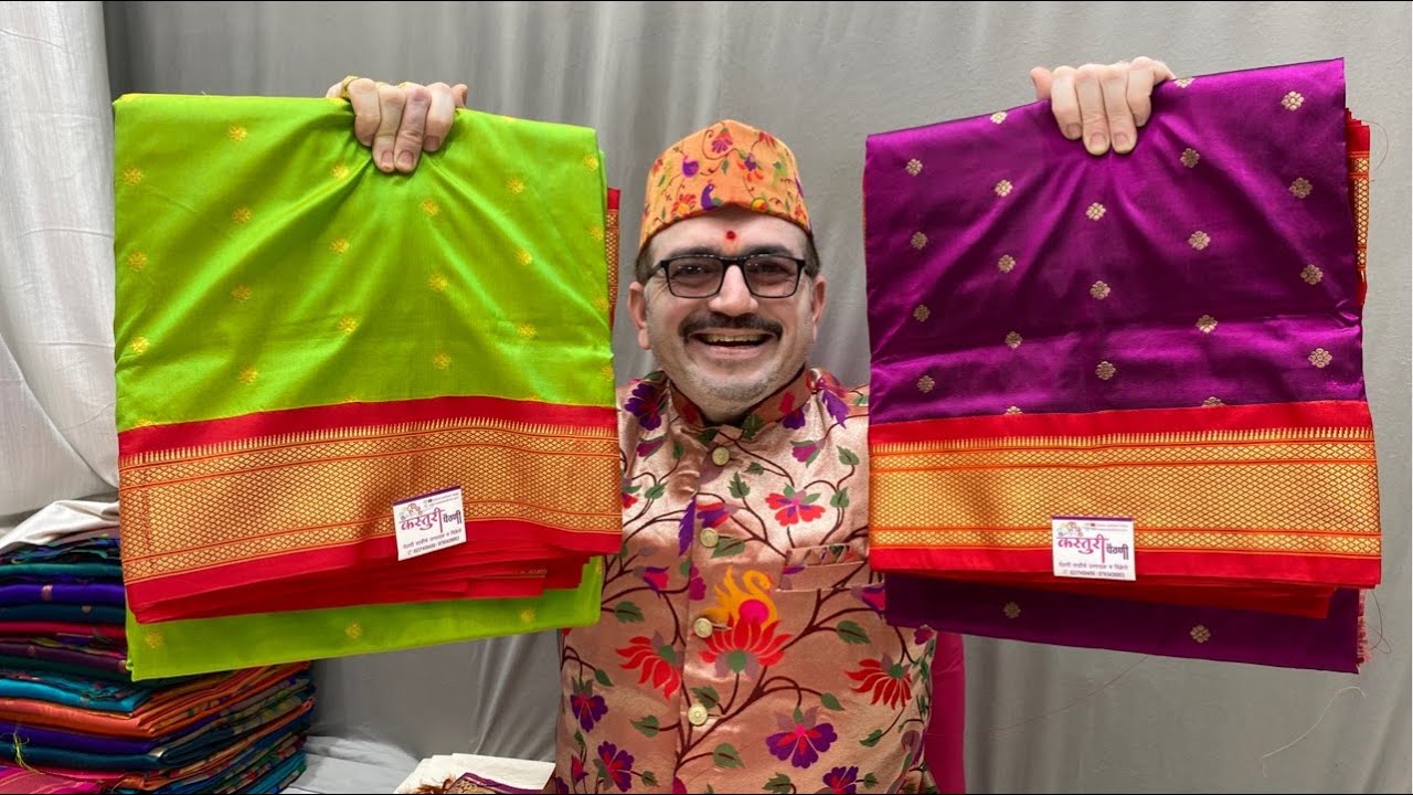 Normal Weaving Mistake Pure Silk Kalanjali Paithani  | Happy Holi Sale live | Paithani live