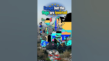 Europe but the flags are inverted I #europe #map #inverted #shorts #fyp #mapper #mapping