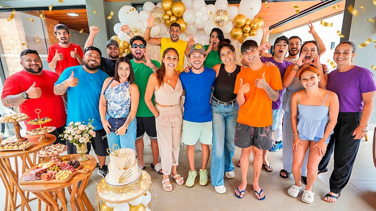 REUNI TODOS MEUS AMIGOS PRA COMEMORAR NOSSA CASA NOVA! CHÁ DE CASA NOVA