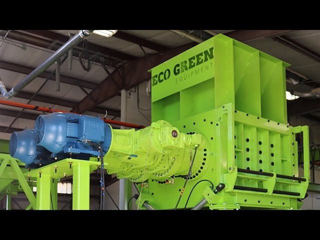 Tire Shredding Equipment & Rubber Recycling Machinery by Eco Green