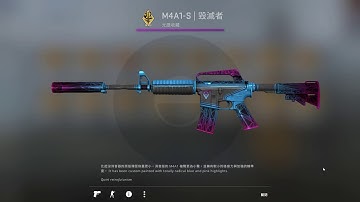 CS:GO Spectrum Case 光譜箱子：M4A1-S | Decimator / 毀滅者 (Field Tested 戰場實測)