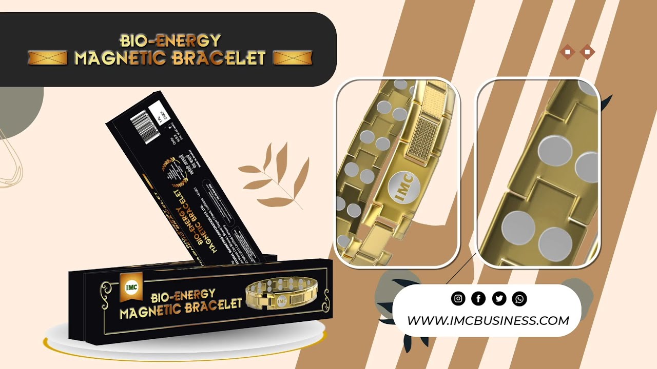 Black Bio-magnetic Bracelet with Silver Line - University Trendz
