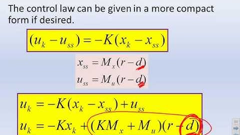 Optimal Predictive Control 11 - disturbance estimates with an observer