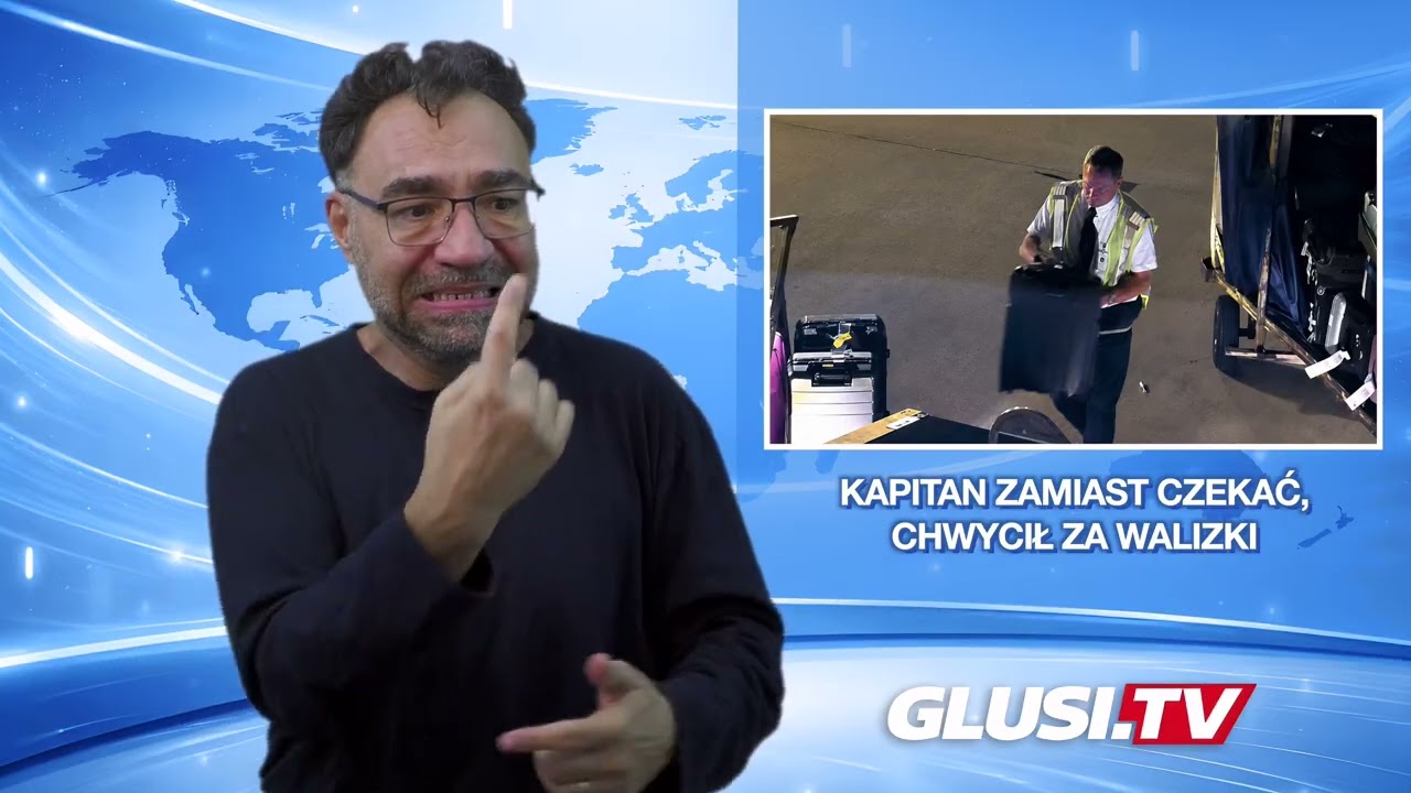 Kapitan zamiast czekać, chwycił za walizki