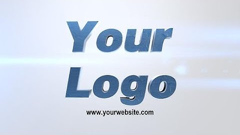 Create a Sliced Logo Video with Flare Effect - MakeWebVideo.com