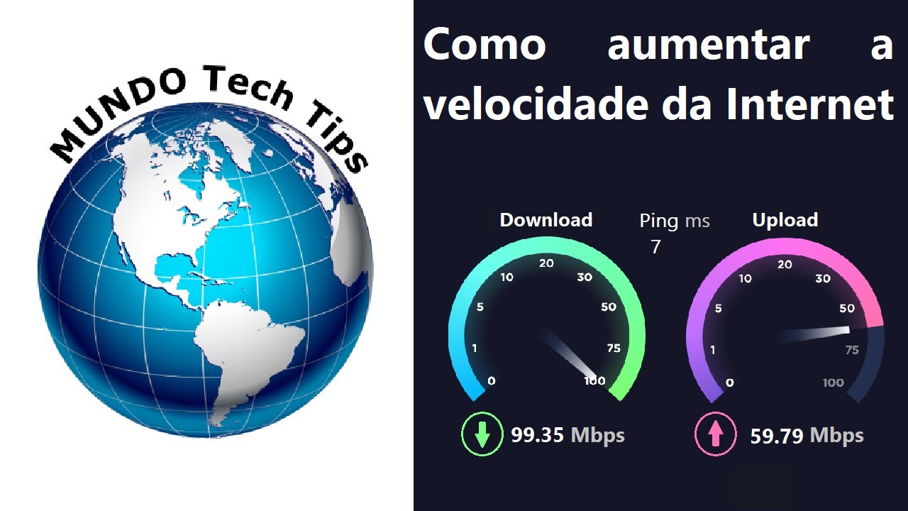 Como aumentar a velocidade da Internet - YouTube