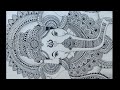 Ganesha mandala art how to draw a beautiful detailed mandala art of ganpati bappa ganesha drawing