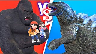 Nick and Tani Choose Kong vs Godzilla - Scary Teacher 3D Animation |   MaxBlue