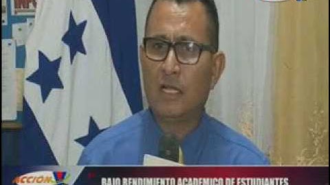 Bajo rendimiento académico de estudiantes
