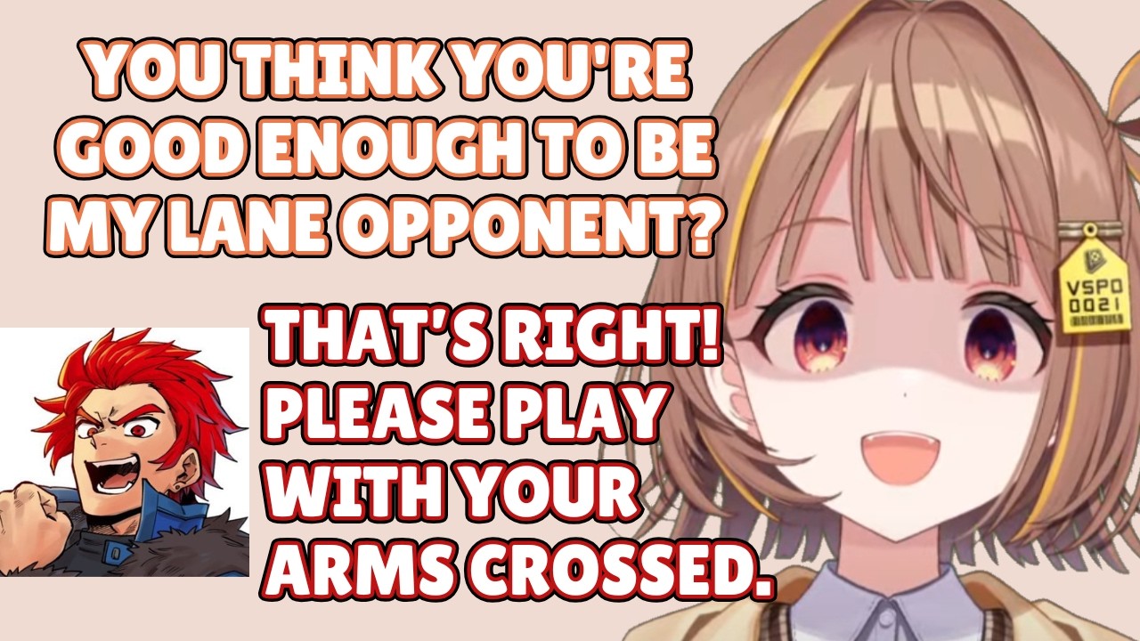 Yuuhi relentlessly taunting Leon in his own customs [Sendo Yuuhi / VSPO Eng Sub]